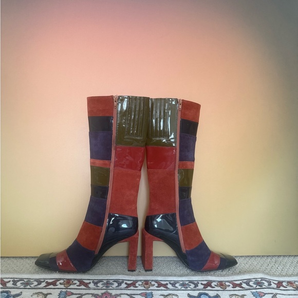 Jeffrey Campbell Light-speed patchwork suede boots - Picture 5 of 14